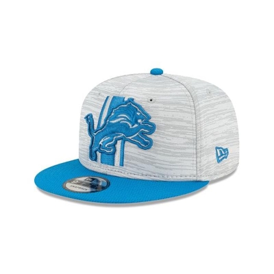 Detroit Lions Gorra | New Era Official NFL Training 9fifty Snapback Cap Mexico - Azules